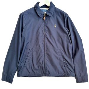POLO RALPH LAUREN - Men's Navy Lightweight Windbreaker Size Medium